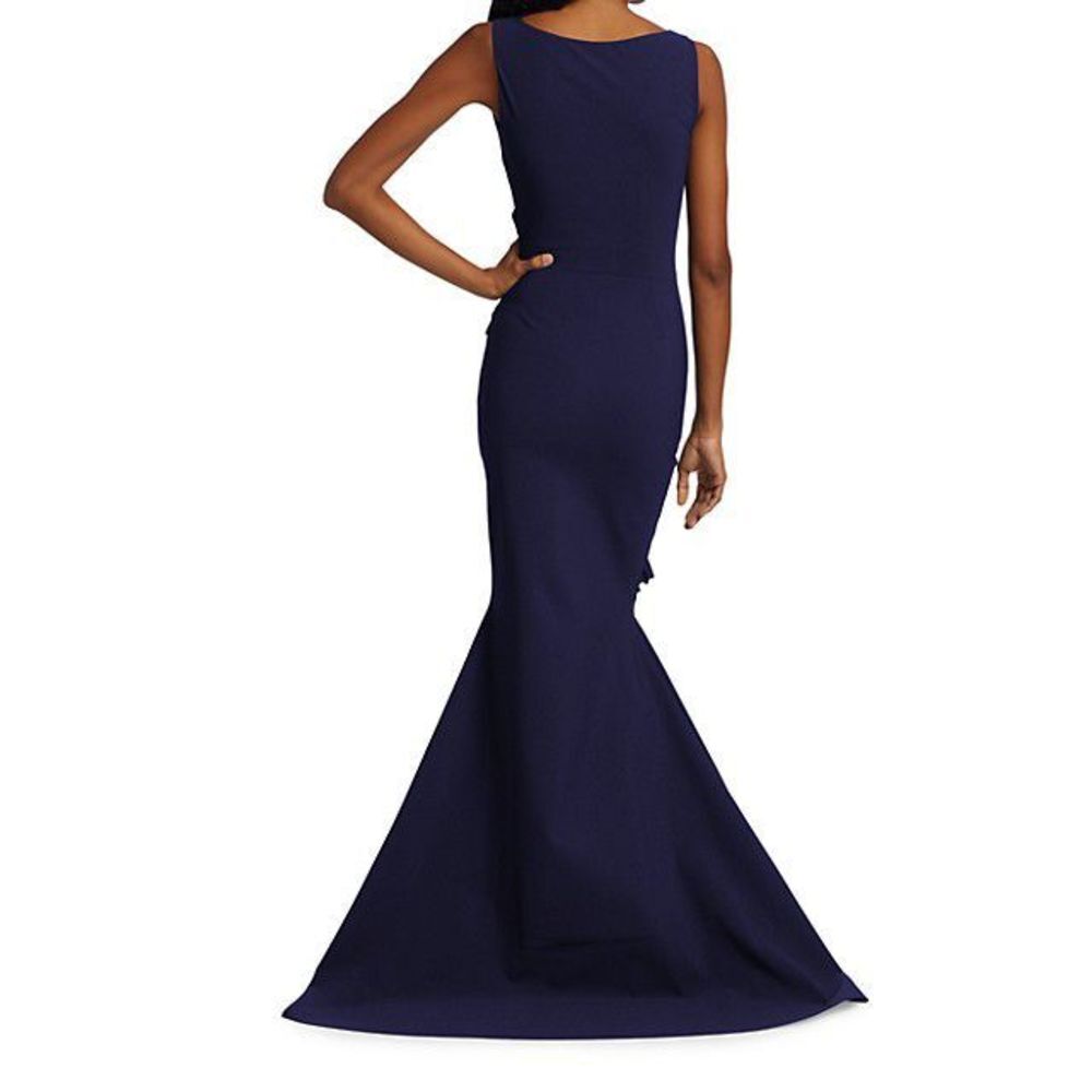 Chiara Boni La Petite Robe Keke Ruffled Jersey Gown US 8 $1095 - Picture 5 of 7